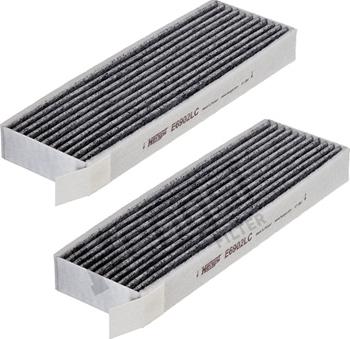 Hengst Filter E6902LC-2 - Фільтр, повітря у внутрішній простір autocars.com.ua