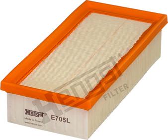 Hengst Filter E705L - Воздушный фильтр autodnr.net