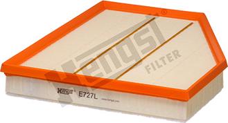 Hengst Filter E727L - Воздушный фильтр avtokuzovplus.com.ua