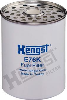 Hengst Filter E76K D42 - Топливный фильтр autodnr.net