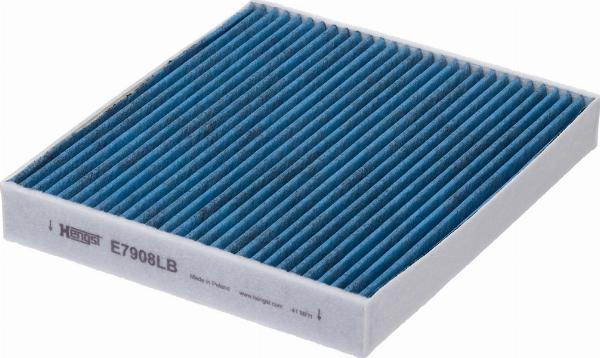 Hengst Filter E7908LB - Фільтр, повітря у внутрішній простір autocars.com.ua