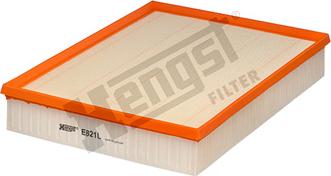Hengst Filter E821L - Повітряний фільтр autocars.com.ua