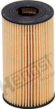 Hengst Filter E867H D370 - Масляний фільтр autocars.com.ua