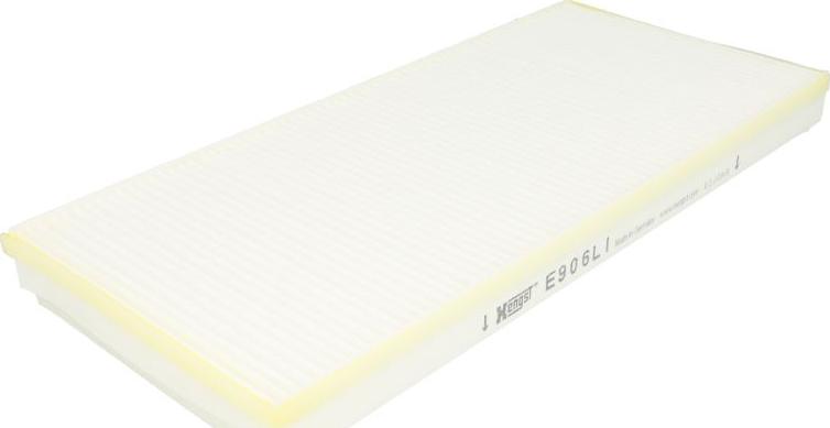Hengst Filter E906LI - Фільтр, повітря у внутрішній простір autocars.com.ua