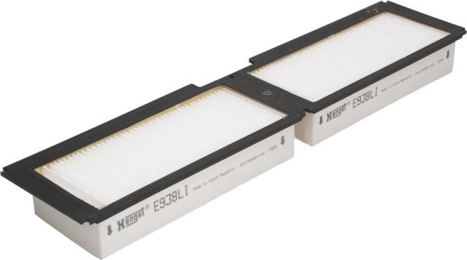 Hengst Filter E938LI - Фільтр, повітря у внутрішній простір autocars.com.ua