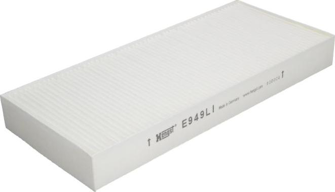 Hengst Filter E949LI - Фільтр, повітря у внутрішній простір autocars.com.ua