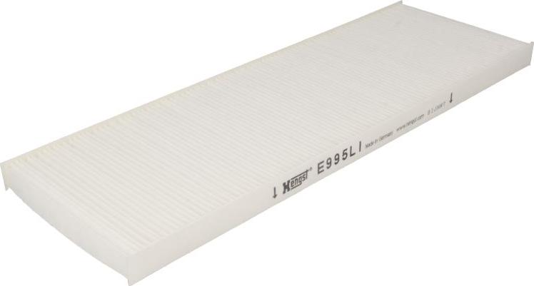Hengst Filter E995LI - Фільтр, повітря у внутрішній простір autocars.com.ua