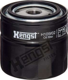 Hengst Filter H10W02 - Масляний фільтр autocars.com.ua