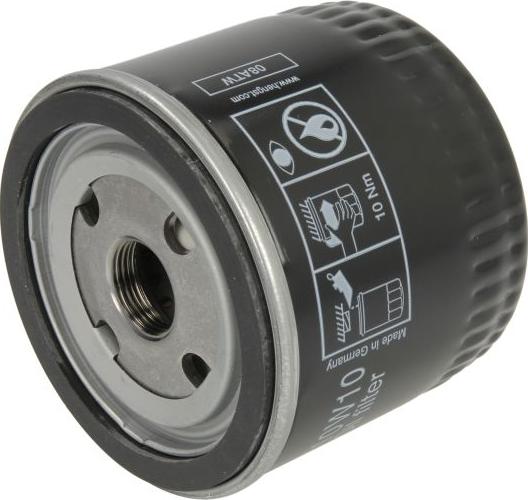 Hengst Filter H10W10 - Масляний фільтр autocars.com.ua