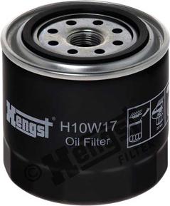 Hengst Filter H10W17 - Масляний фільтр autocars.com.ua