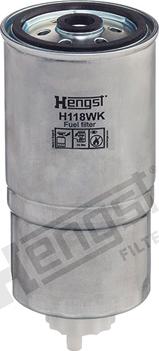 Hengst Filter H118WK - Фільтр паливн. Bmw 325TD E36 9-91-12-94. 525TD. 52 autocars.com.ua