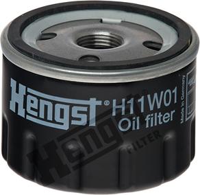 Hengst Filter H11W01 - Масляний фільтр autocars.com.ua