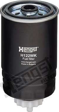Hengst Filter H122WK - Паливний фільтр autocars.com.ua