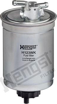 Hengst Filter H123WK - Паливний фільтр autocars.com.ua