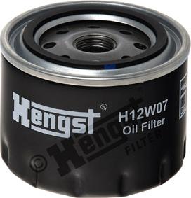 Hengst Filter H12W07 - Фильтр масляный Land Rover Freelander 2.0 DI 98-06 autocars.com.ua
