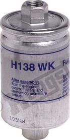 Hengst Filter H138WK - Топливный фильтр autodnr.net