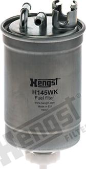 Hengst Filter H145WK - Фильтр топливный VW Polo 1.4-1.9 TDI-SDI-D 99- autocars.com.ua