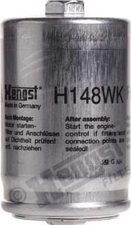 Hengst Filter H148WK - Фільтр палив. AUDI. VW вир-во Hengst autocars.com.ua