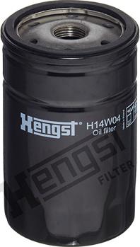 Hengst Filter H14W04 - Масляний фільтр autocars.com.ua