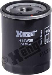 Hengst Filter H14W08 - Масляный фильтр avtokuzovplus.com.ua