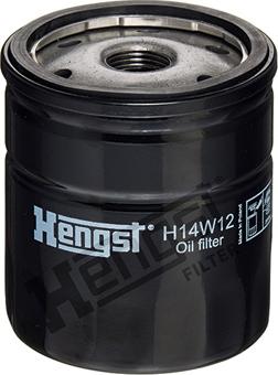 Hengst Filter H14W12 - Масляний фільтр autocars.com.ua