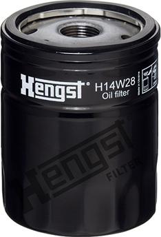 Hengst Filter H14W28 - Масляный фильтр avtokuzovplus.com.ua