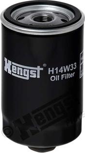Hengst Filter H14W33 - Масляний фільтр autocars.com.ua