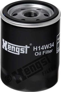 Hengst Filter H14W34 - Масляний фільтр autocars.com.ua