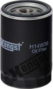Hengst Filter H14W36 - Масляний фільтр autocars.com.ua