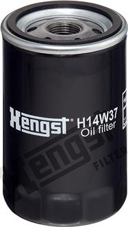 Hengst Filter H14W37 - Масляний фільтр autocars.com.ua