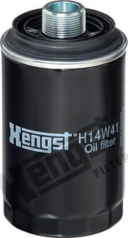 Hengst Filter H14W41 - Фильтр масла 2.0TSI T5 11--Golf 05-13-Jetta 05--Passat 05- autocars.com.ua
