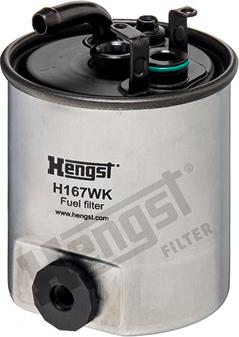 Hengst Filter H167WK - Топливный фильтр avtokuzovplus.com.ua