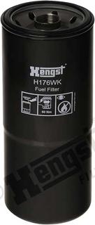 Hengst Filter H176WK - Паливний фільтр autocars.com.ua