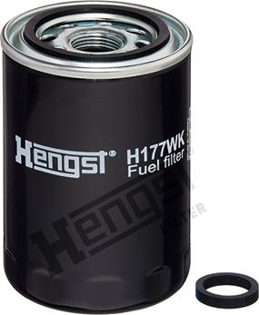 Hengst Filter H177WK - Топливный фильтр autodnr.net