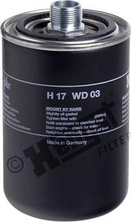 Hengst Filter H17WD03 - Гідрофільтри, автоматична коробка передач autocars.com.ua