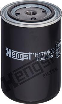 Hengst Filter H17WK02 - Топливный фильтр autodnr.net