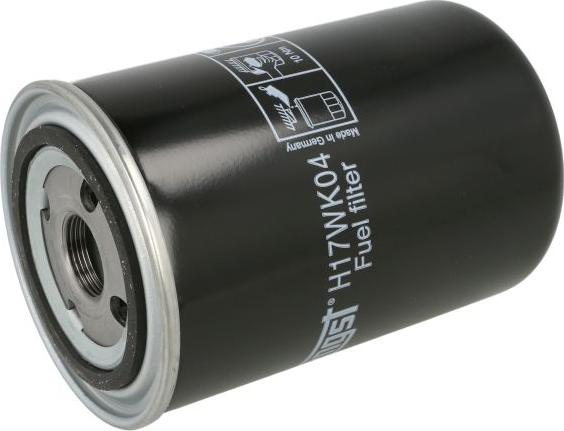 Hengst Filter H17WK04 - Паливний фільтр autocars.com.ua
