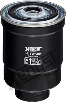 Hengst Filter H17WK09 - Паливний фільтр autocars.com.ua