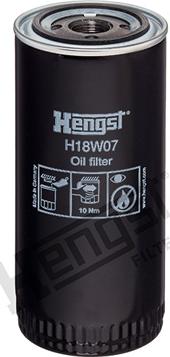 Hengst Filter H18W07 - Масляный фильтр avtokuzovplus.com.ua