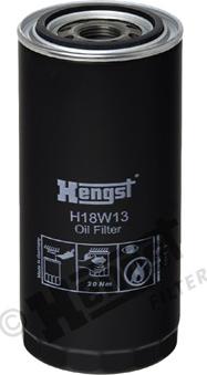Hengst Filter H18W13 - Масляный фильтр autodnr.net
