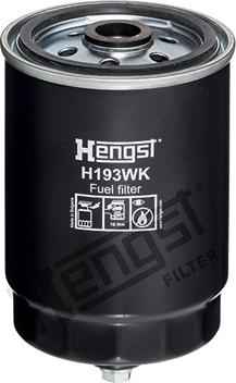Hengst Filter H193WK - Фільтр паливний VOLVO CARS 2.4 D 01-10 вир-во HENGST autocars.com.ua