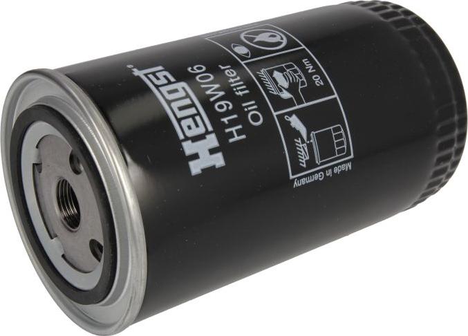 Hengst Filter H19W06 - Масляний фільтр autocars.com.ua