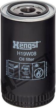 Hengst Filter H19W08 - Масляний фільтр autocars.com.ua