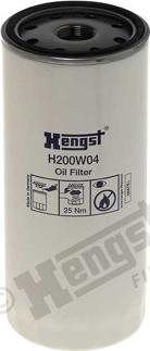 Hengst Filter H200W04 - Масляный фильтр autodnr.net