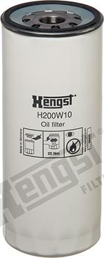 Hengst Filter H200W10 - Масляний фільтр autocars.com.ua