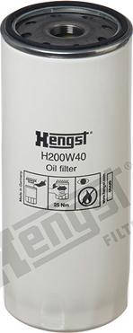 Hengst Filter H200W40 - Масляный фильтр avtokuzovplus.com.ua