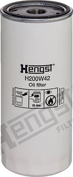 Hengst Filter H200W42 - Масляний фільтр autocars.com.ua