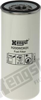 Hengst Filter H200WDK01 - Топливный фильтр autodnr.net
