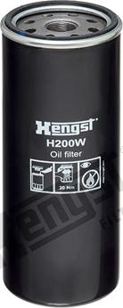 Hengst Filter H200W - Масляный фильтр autodnr.net