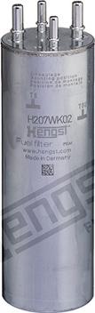 Hengst Filter H207WK02 - Паливний фільтр autocars.com.ua